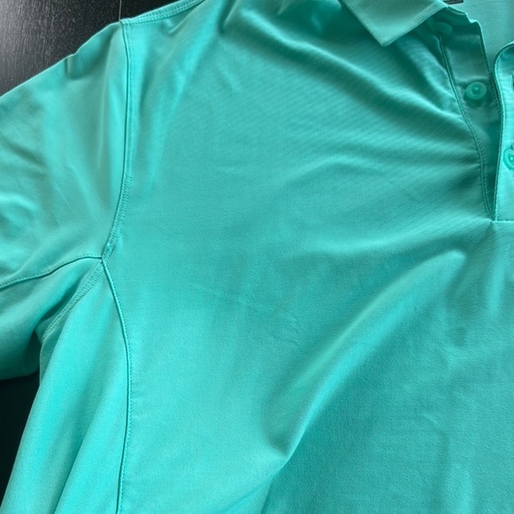 Nike Blue Athletic Polo Shirt - Picture 3 of 3
